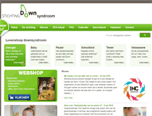 Tablet Screenshot of downsyndroom.nl